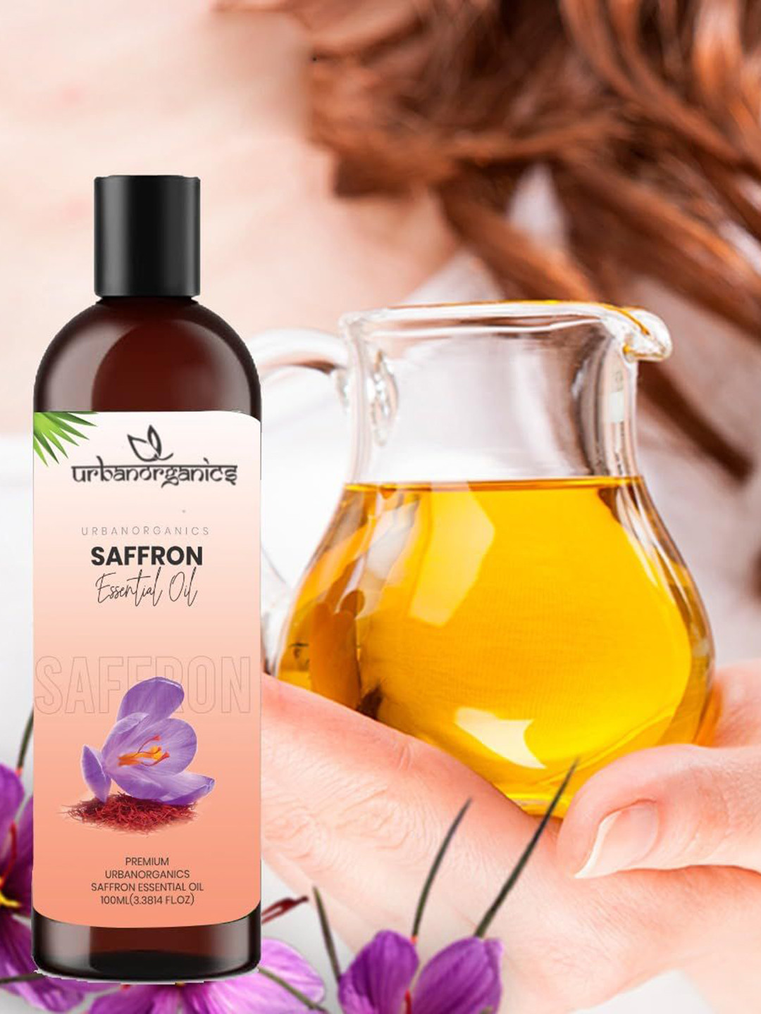 Urbanorganics Saffron Essential Oil - 100 ml