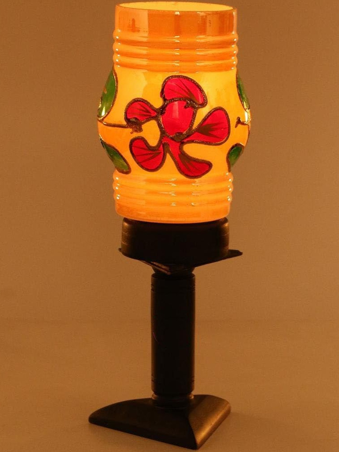 1ST TIME Stylish Table Yellow Cylinder Energy Efficient Table Lamps
