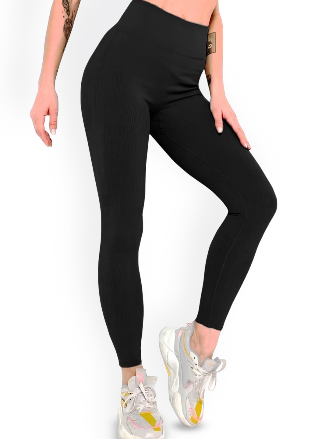 MULTIWA Women High Waist Slim Fit Workout Tights