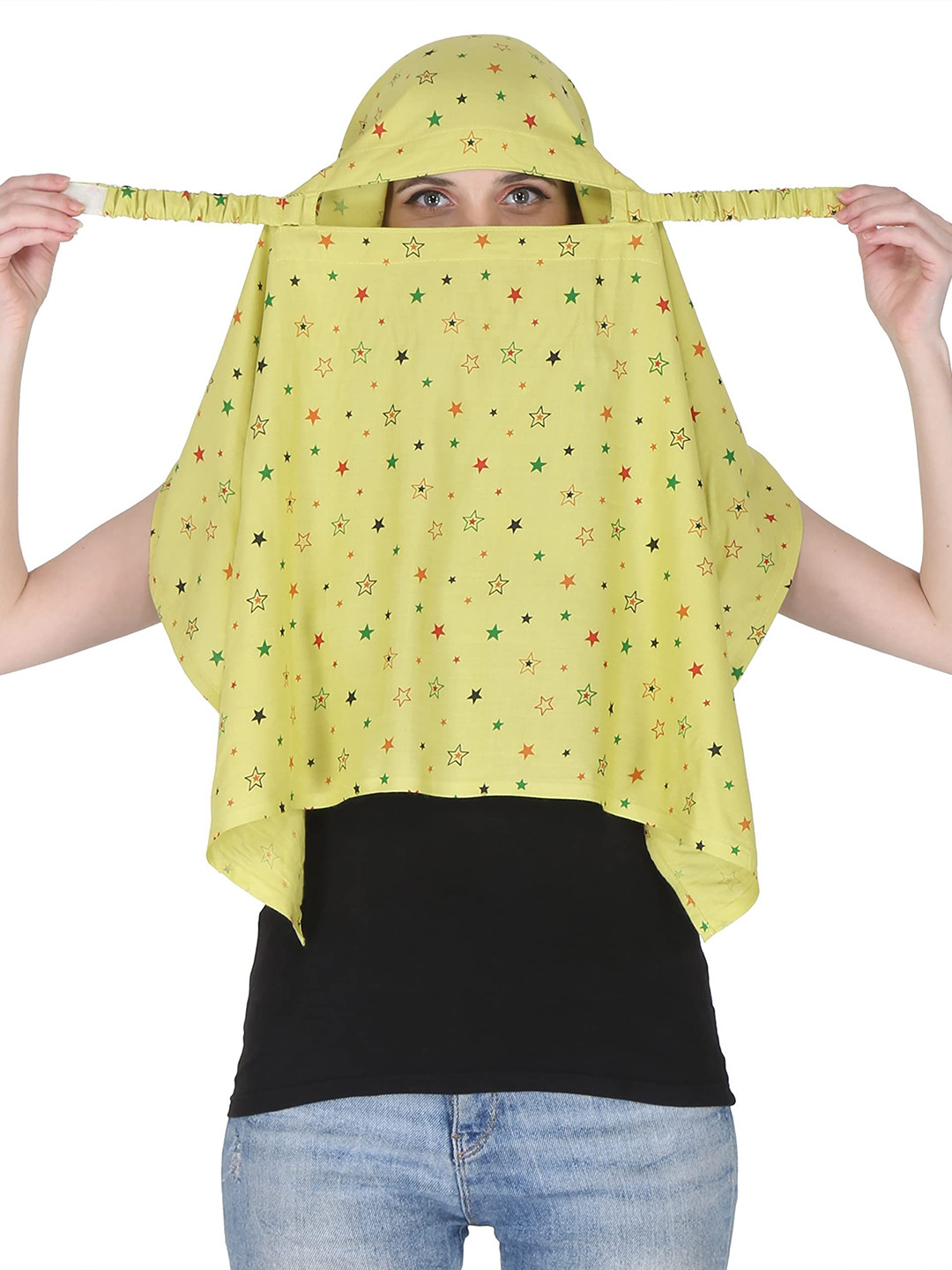 7 season's Women Star Printed Pure Cotton Stole