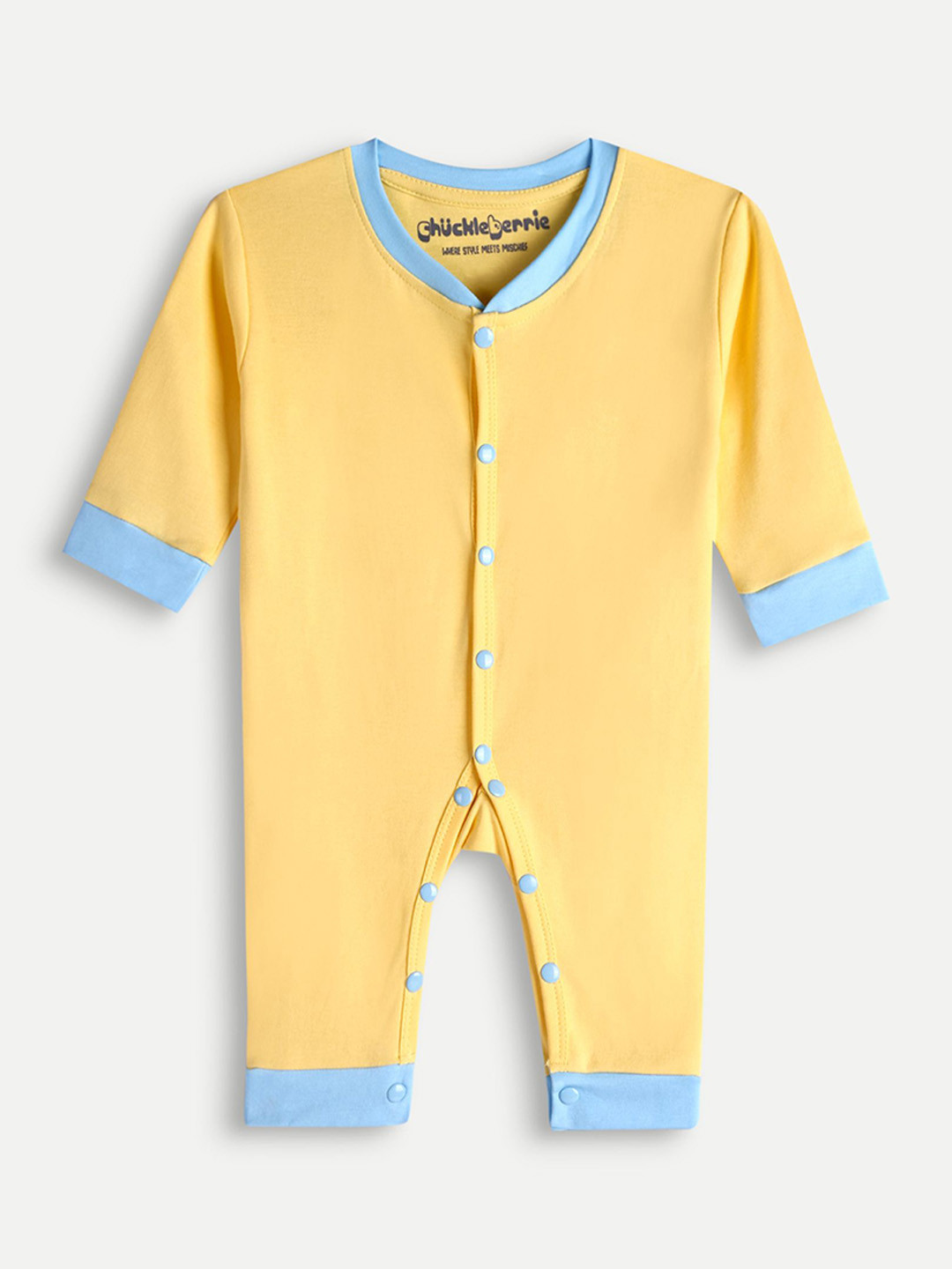 Chuckleberrie Kids Cotton Button Up Rompers