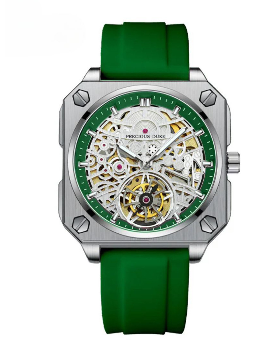 Precious Duke Men Skeleton Dial & Straps Analogue Watch PD16G8072-826781329209