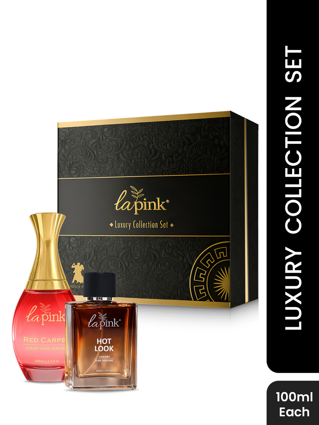 La Pink Set Of 2 Hot Look & Red Carpet Long Lasting Perfume - 100 ml Each