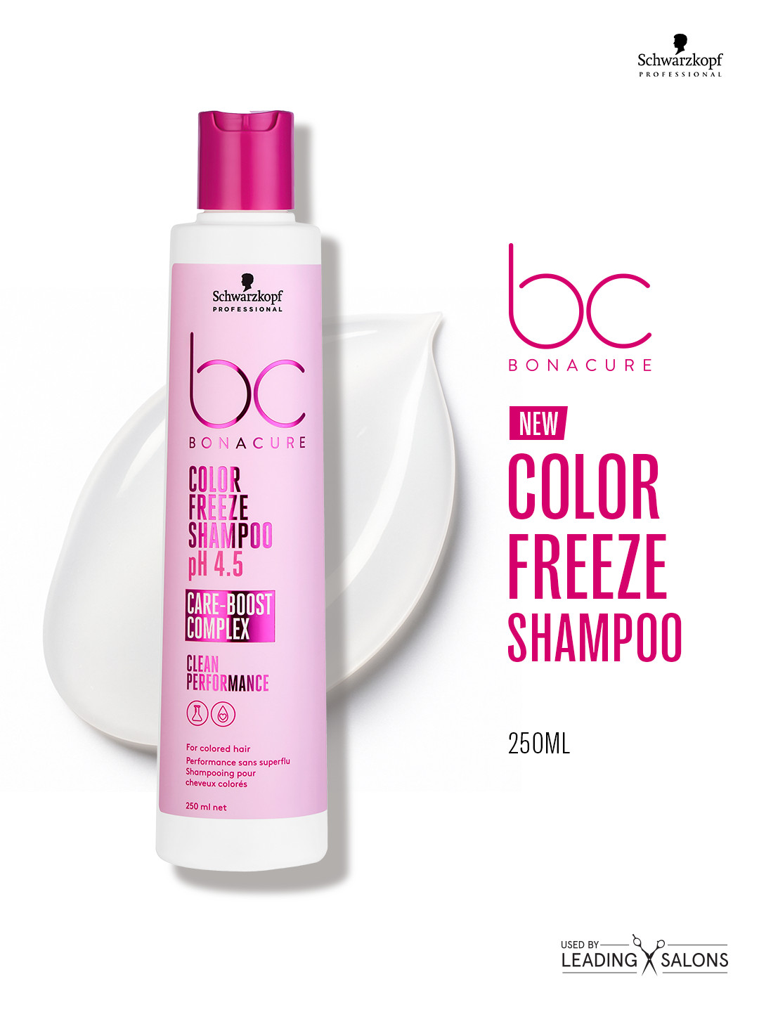 Schwarzkopf PROFESSIONAL Bonacure Color Freeze Shampoo pH 4.5 for Colored Hair - 250 ml