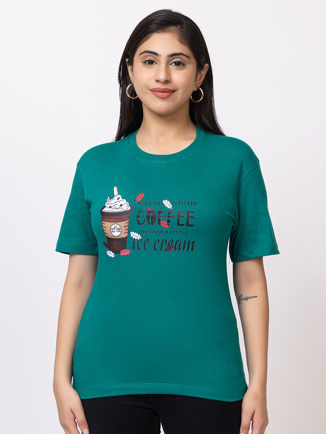 PYRO SPIRIT Typography Printed Round Neck Regular Fit T-shirt