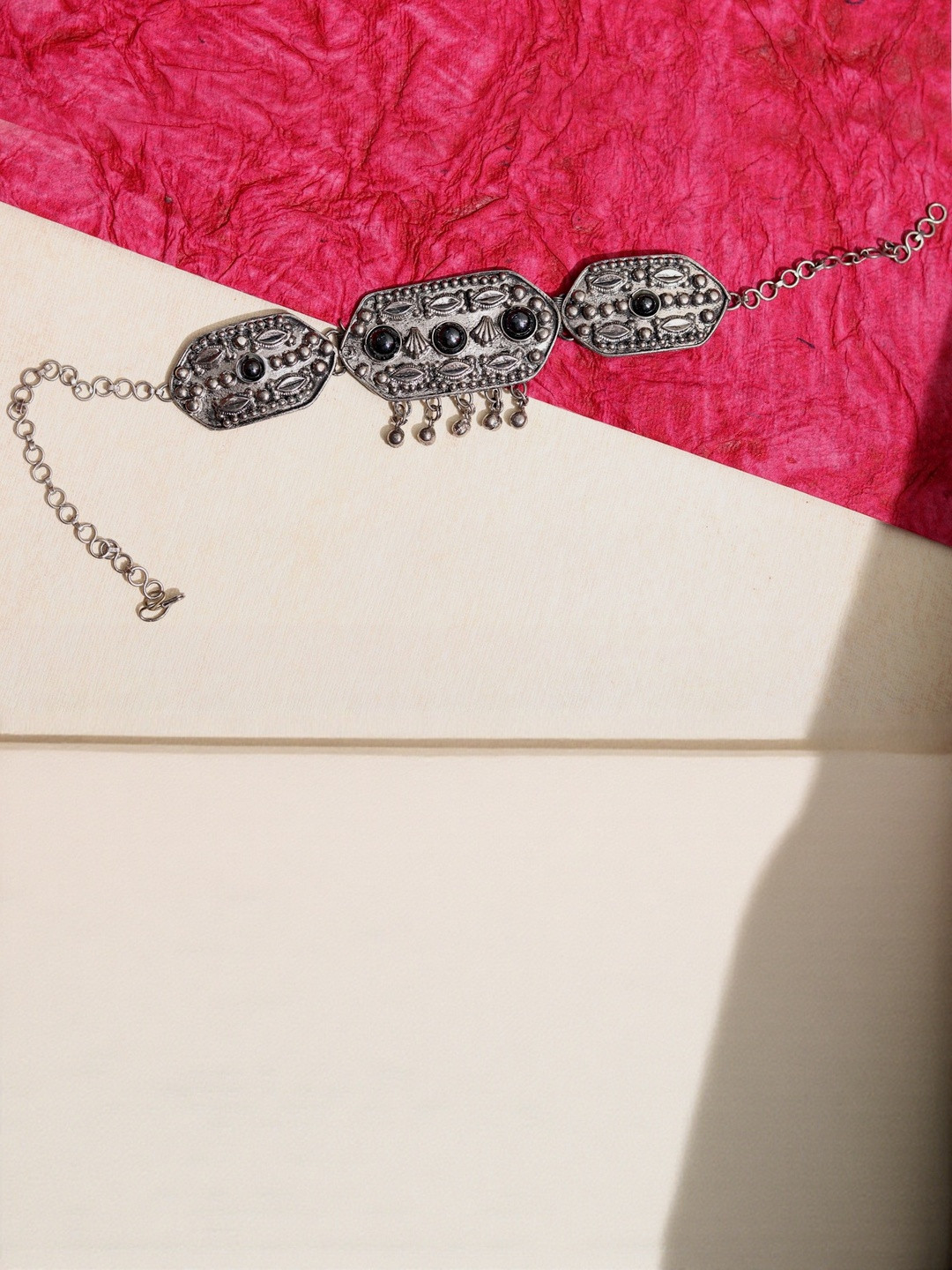 Exotic India Oxidised Choker Necklace