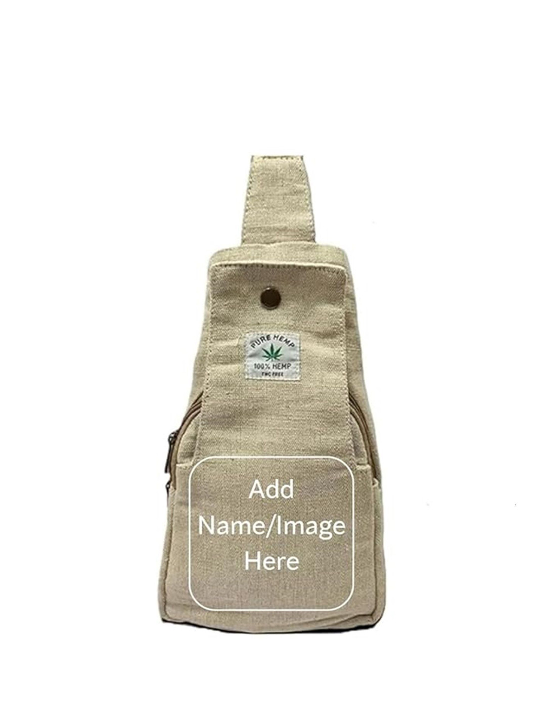 FIBRE GOLD Textured Himalayan Hemp Shoulder Bag Backpack