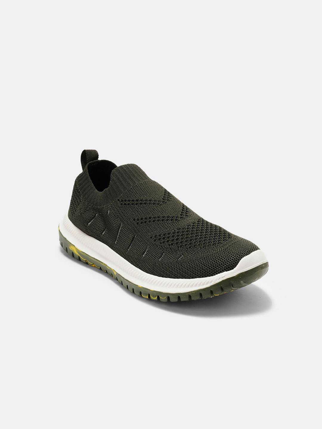 Pantaloons Junior Boys Woven Design Slip-On Sneakers