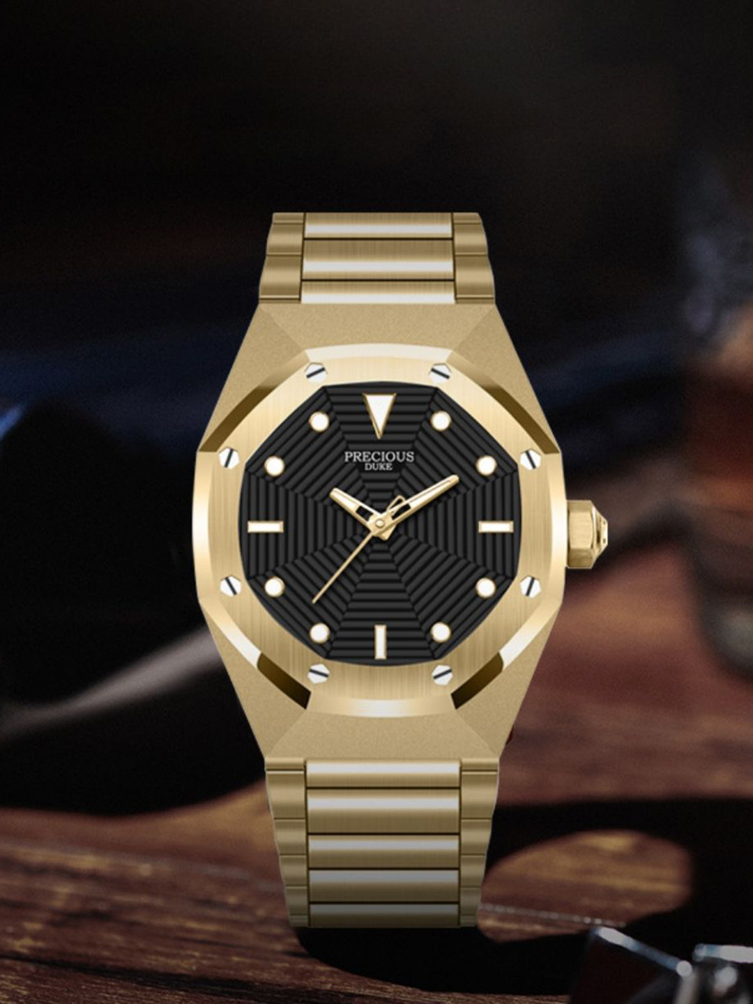 Precious Duke Luxurious Men Dial & Straps Analogue Watch PD288133-954712274195