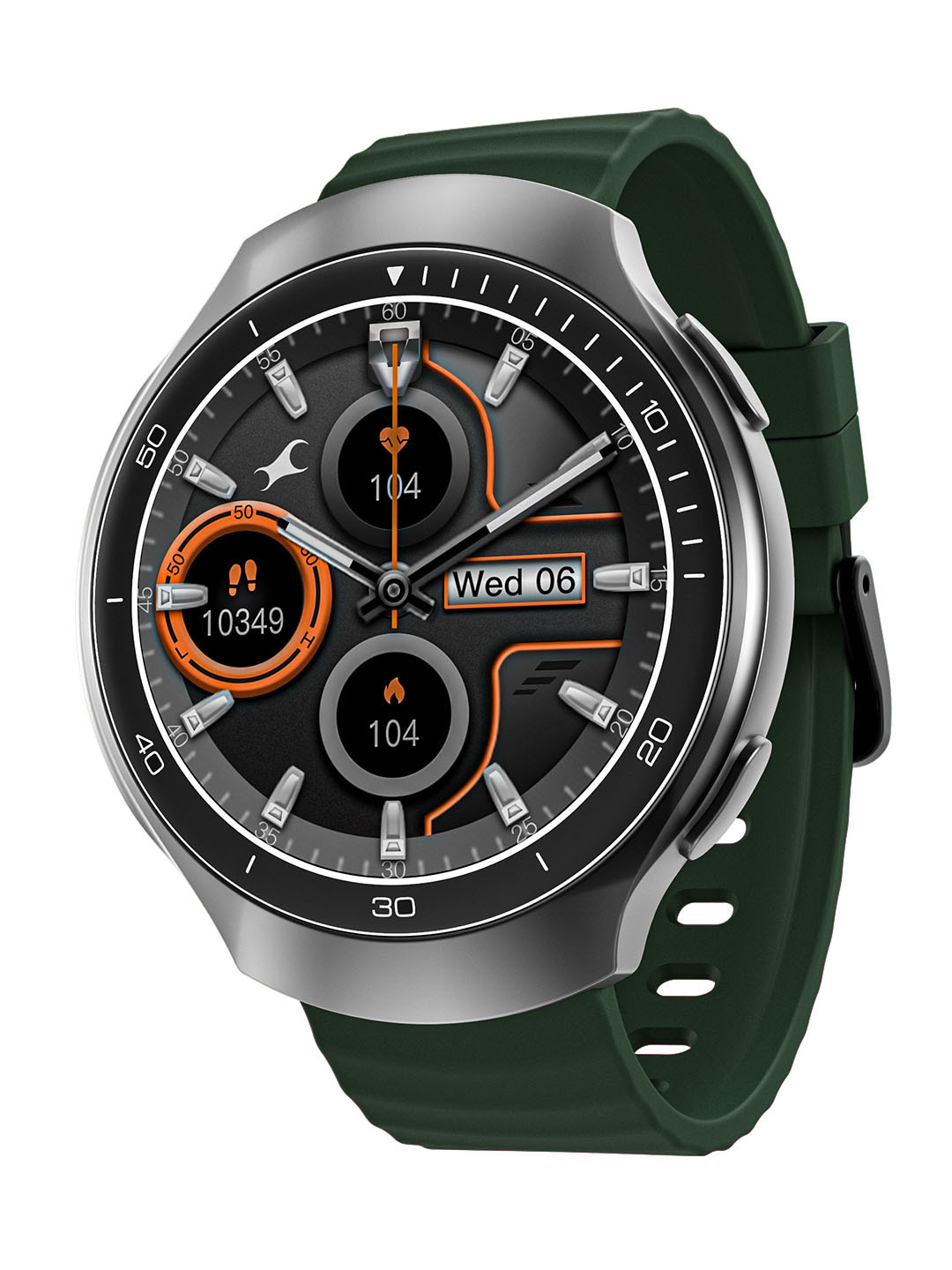 Fastrack VOX CirQ 1.38 TFT Display, Offline Voice Command,To Do List, IP68 Smart Watch