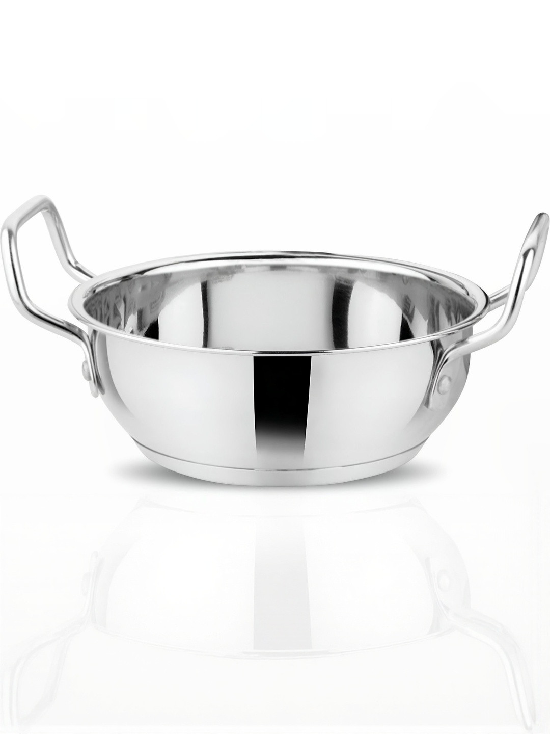 Prabha Silver Steel Frying Pan