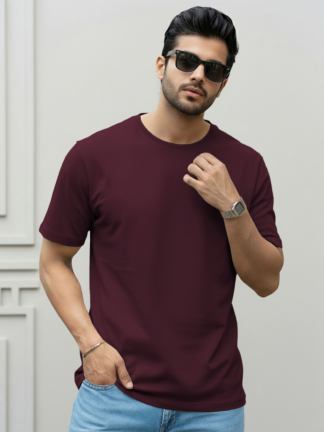 TRIPR Short Sleeves Round Neck T-shirt