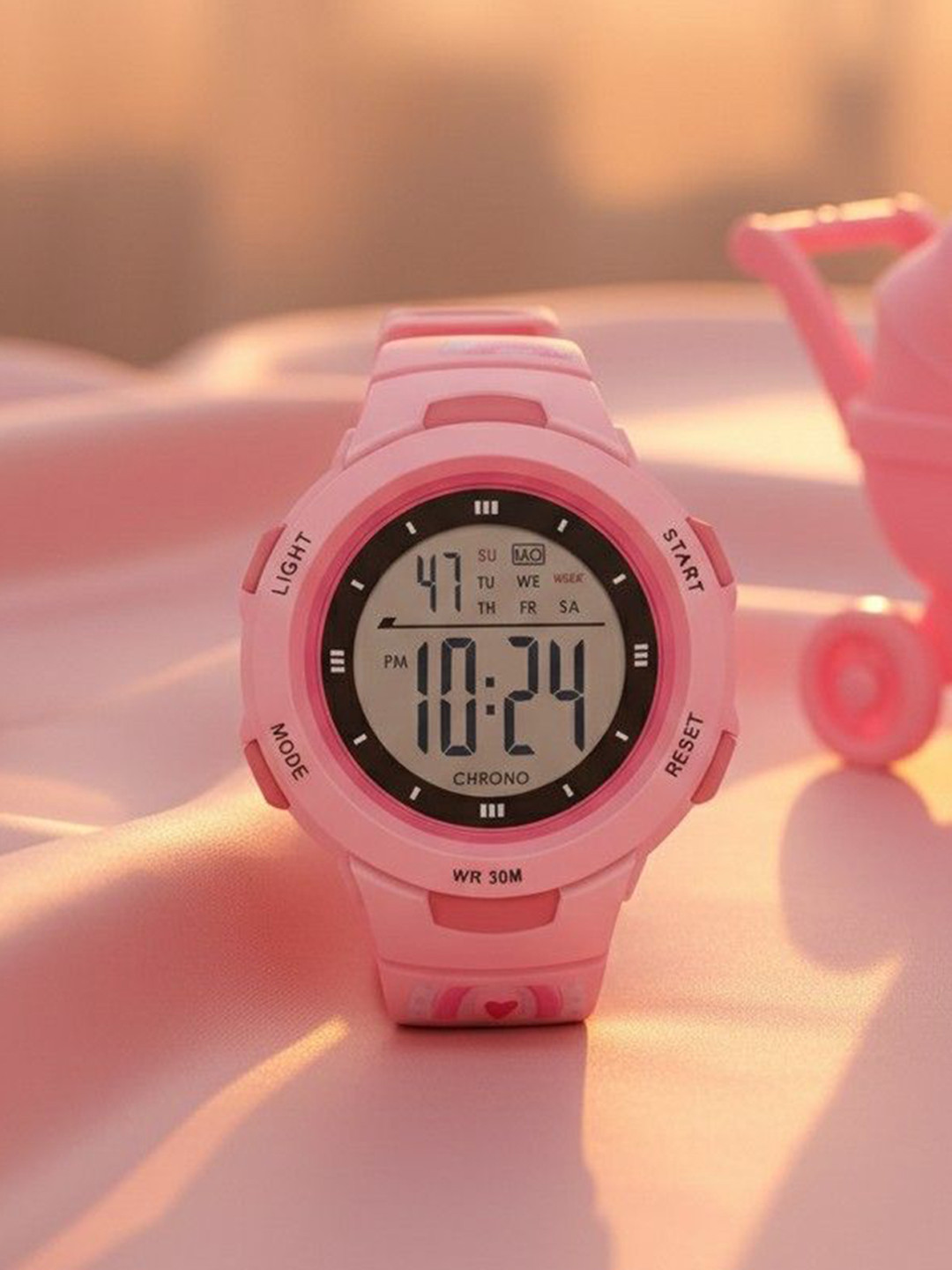 ON TIME OCTUS Girls Digital Watch KD-201 PINK
