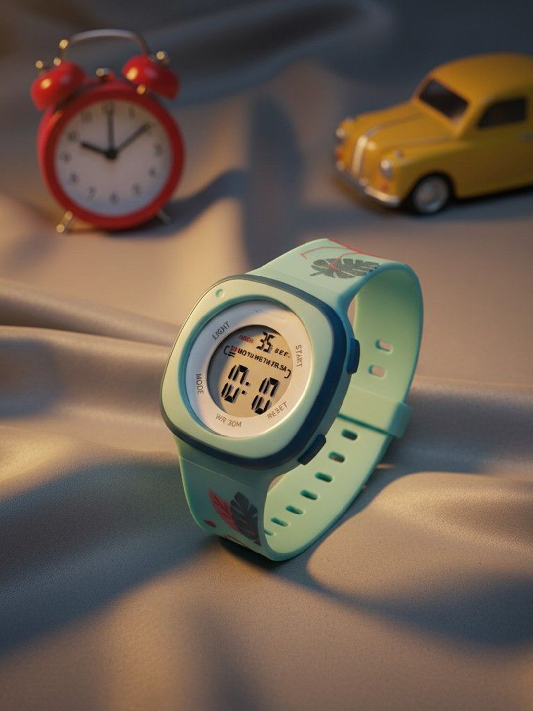 ON TIME OCTUS Kids Dial & Wrap Around Straps Digital Watch KD 206 SKY FLAMINGO