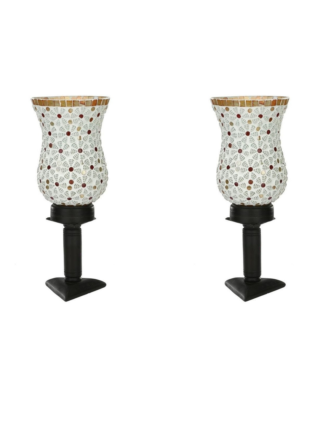 1ST TIME Warm Yellow Glass Cylinder Table Lamps