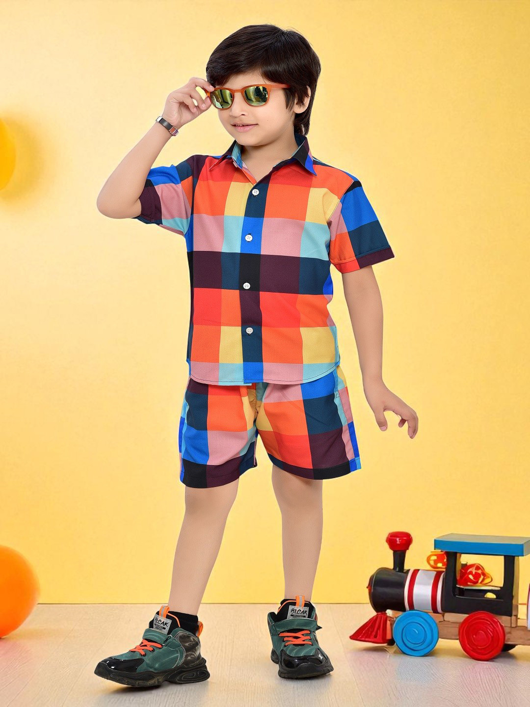 Club96 Kids-Boys Multi Clothing Set