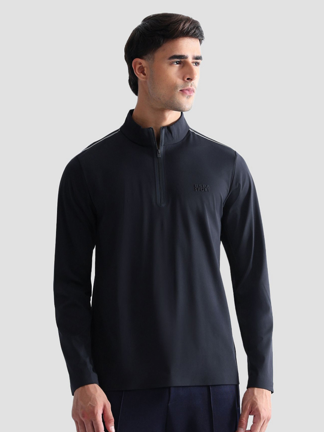 USPA Sport Active Polo Collar Collar T-shirt