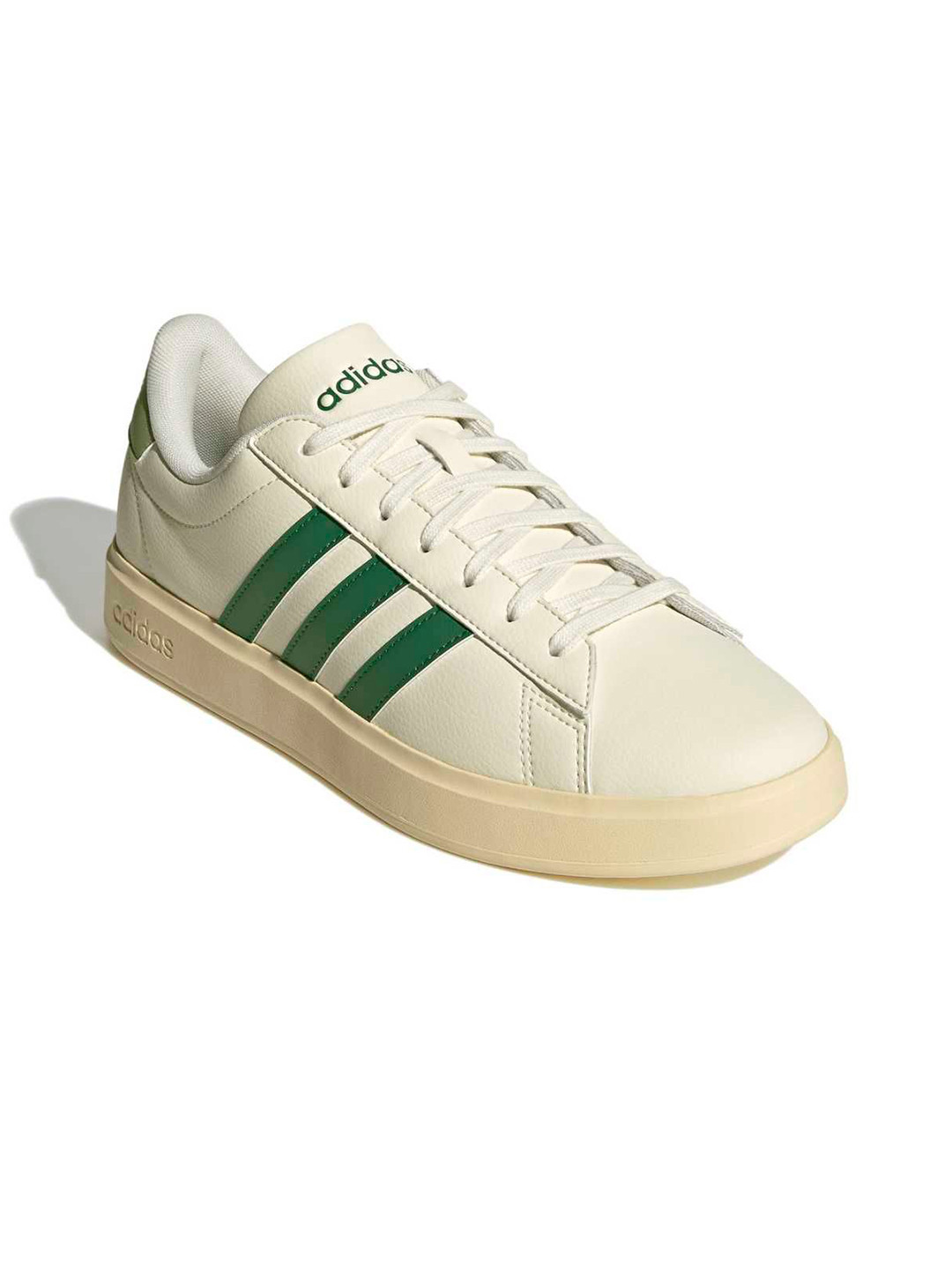 ADIDAS Men White Grand Court 2.0 Synthetic Marking Training Shoes