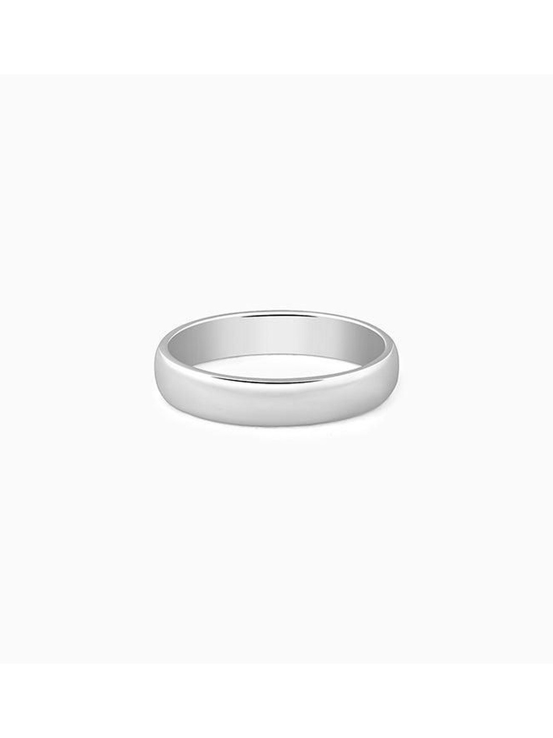 GIVA Men's Silver Modern Grace Ring