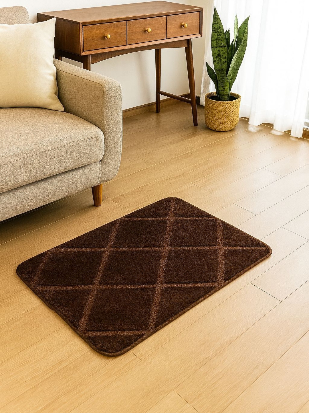 winner Brown Polypropylene Anti-Skid Floor Mat