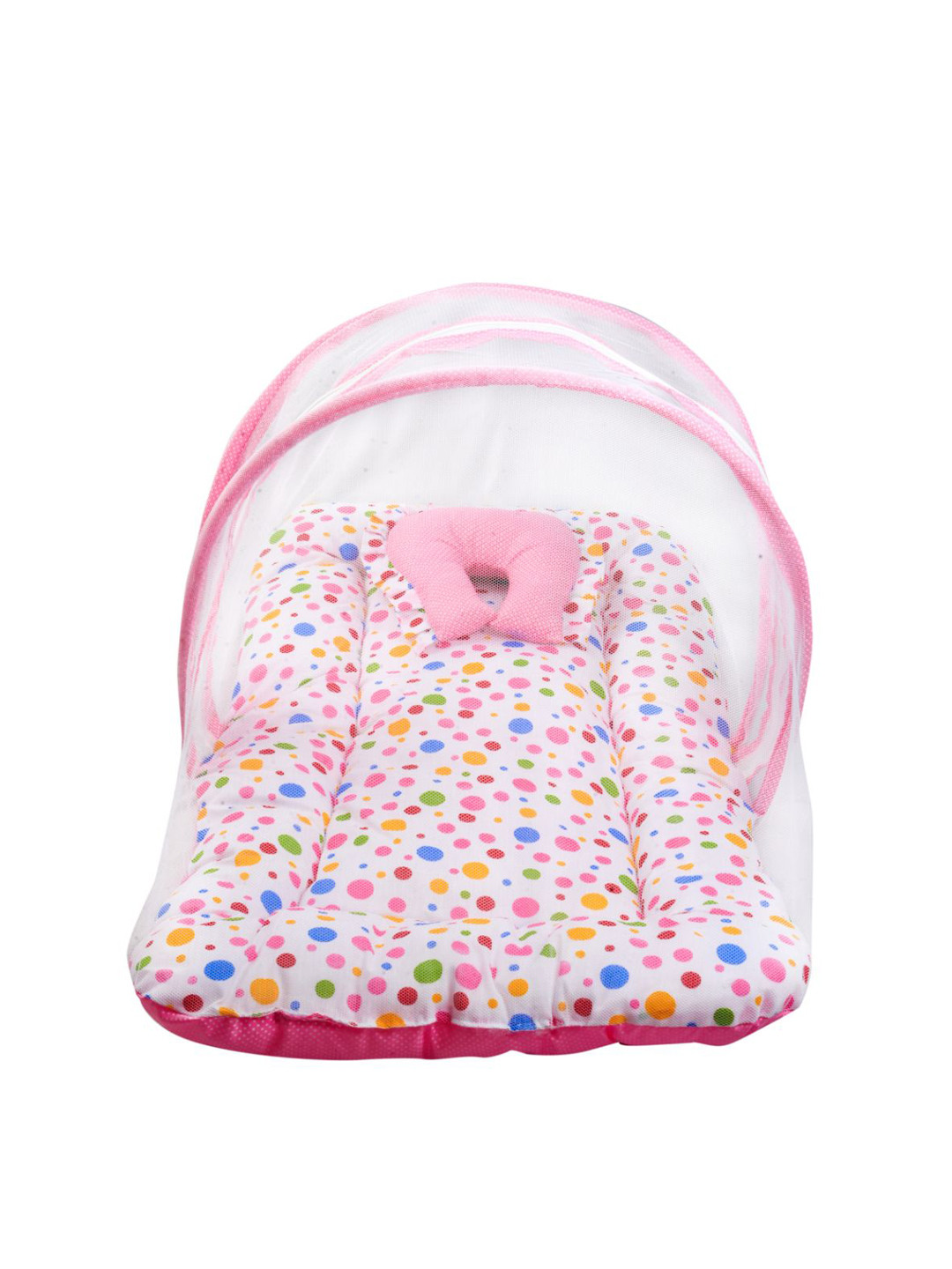 ADORE STUFF Kids Printed Pure Cotton Foldable Flat Baby Bed