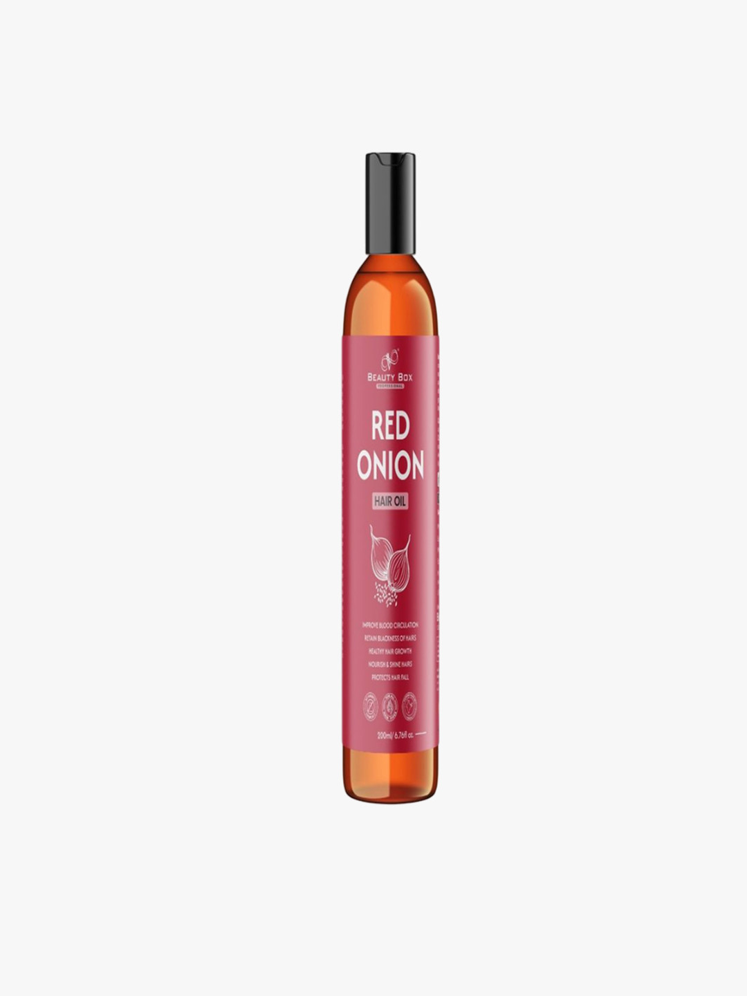VV BEAUTY BOX Red Onion Hair Oil for Improve Blood Circulation - 200 ml