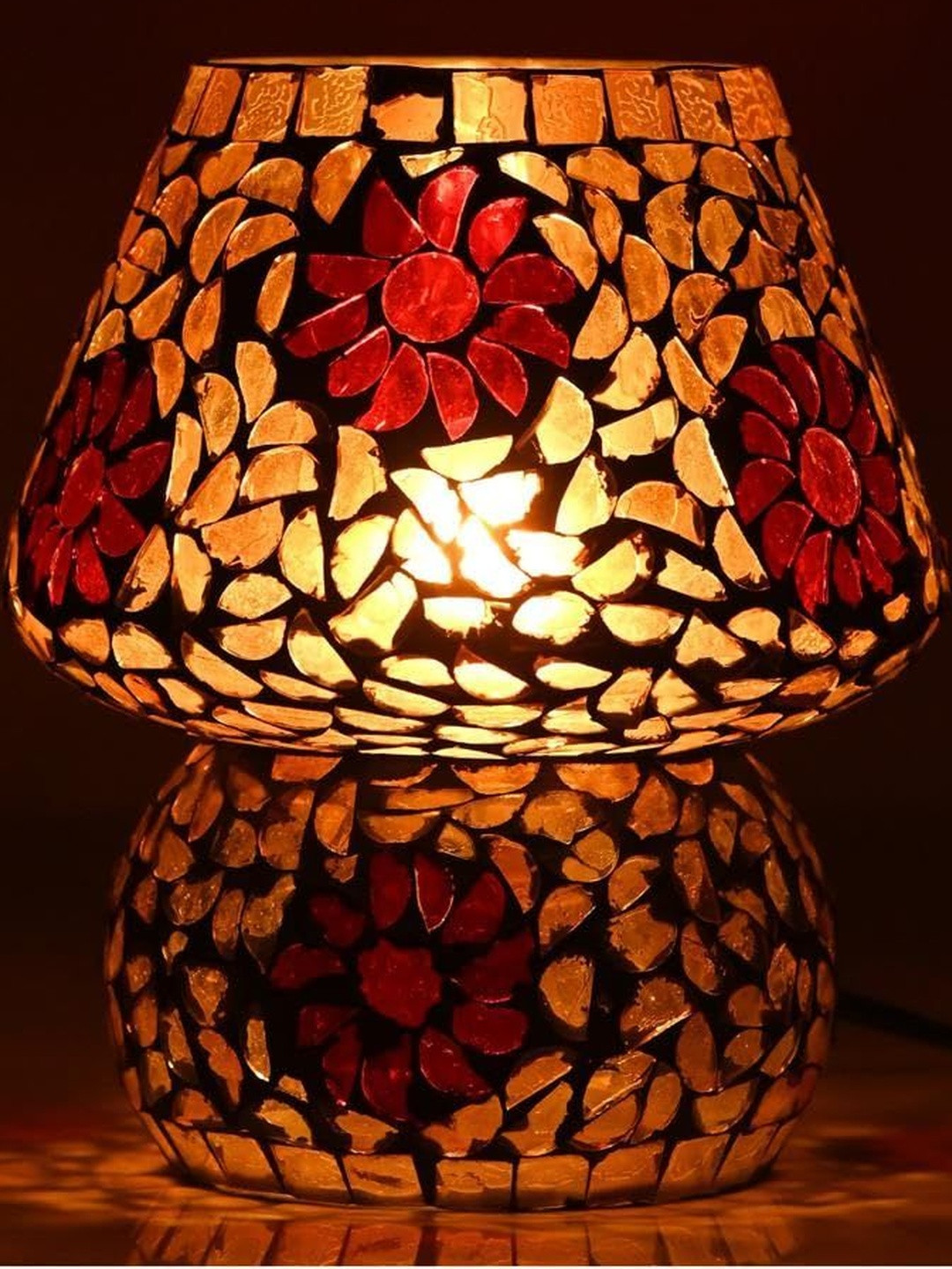 1ST TIME Multi Glass Cylinder Table Lamps