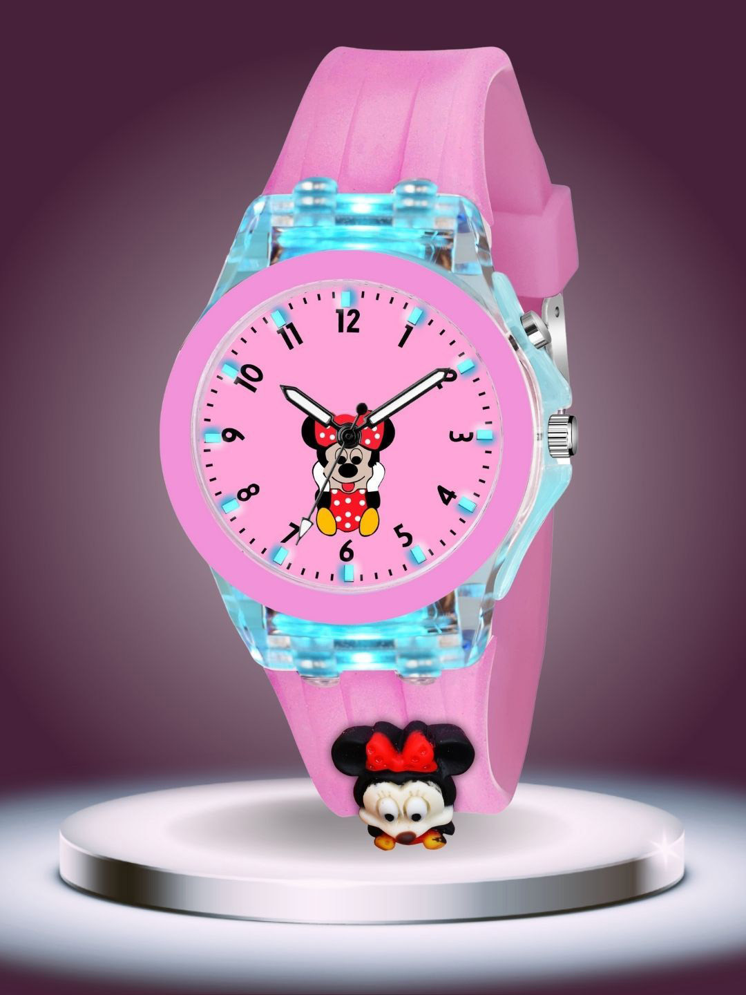 PAPIO Kids Analogue Watch KD-033 DARK PINK MINI