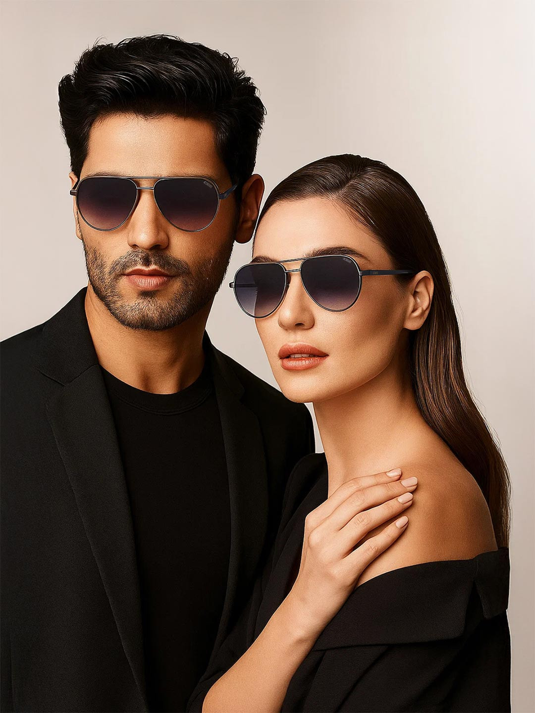 IDEE Unisex Aviator Sunglasses with UV Protected Lens