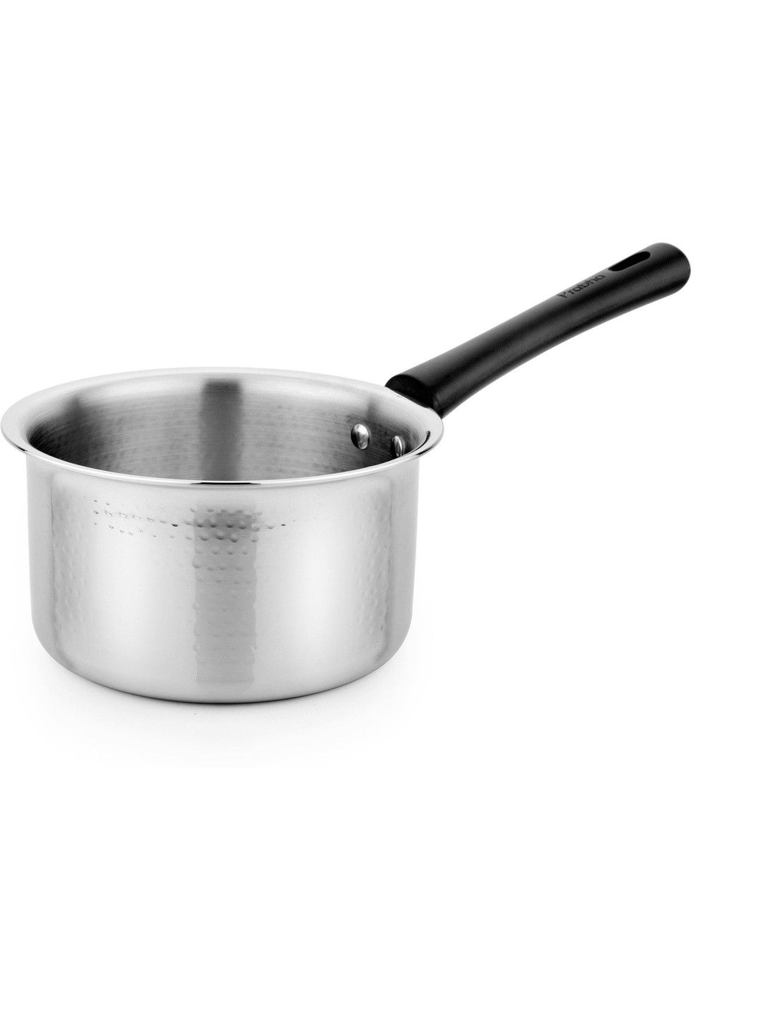Prabha Black High Qulaity Steel Sauce Pan