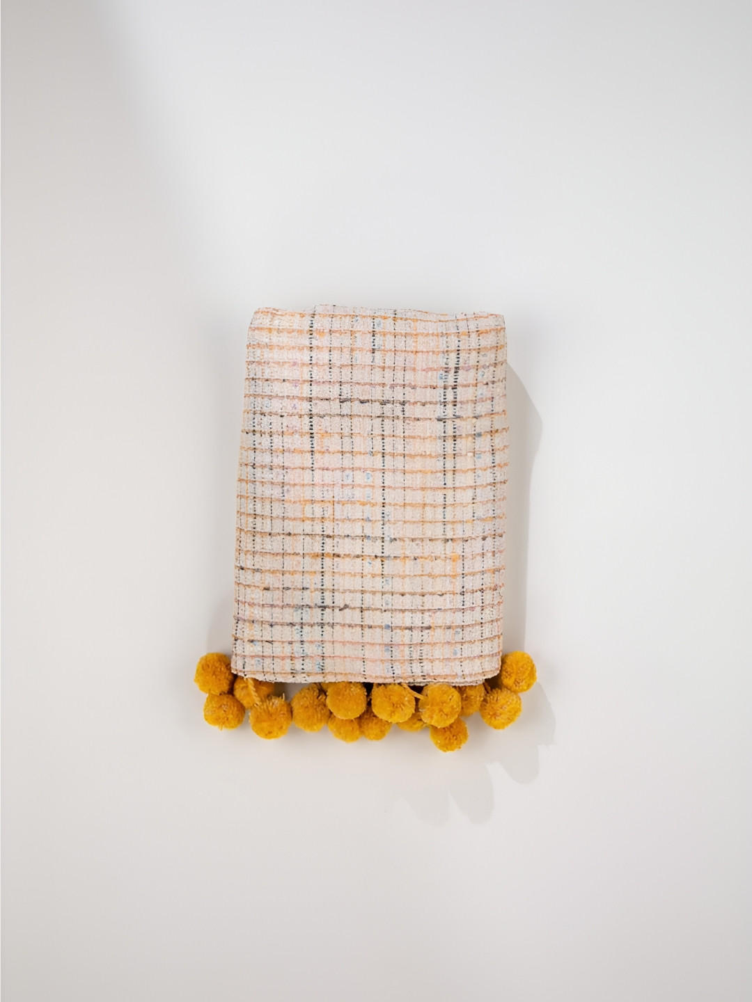 FREEDOM TREE Woodland Beige & White Woven Pure Cotton Throws