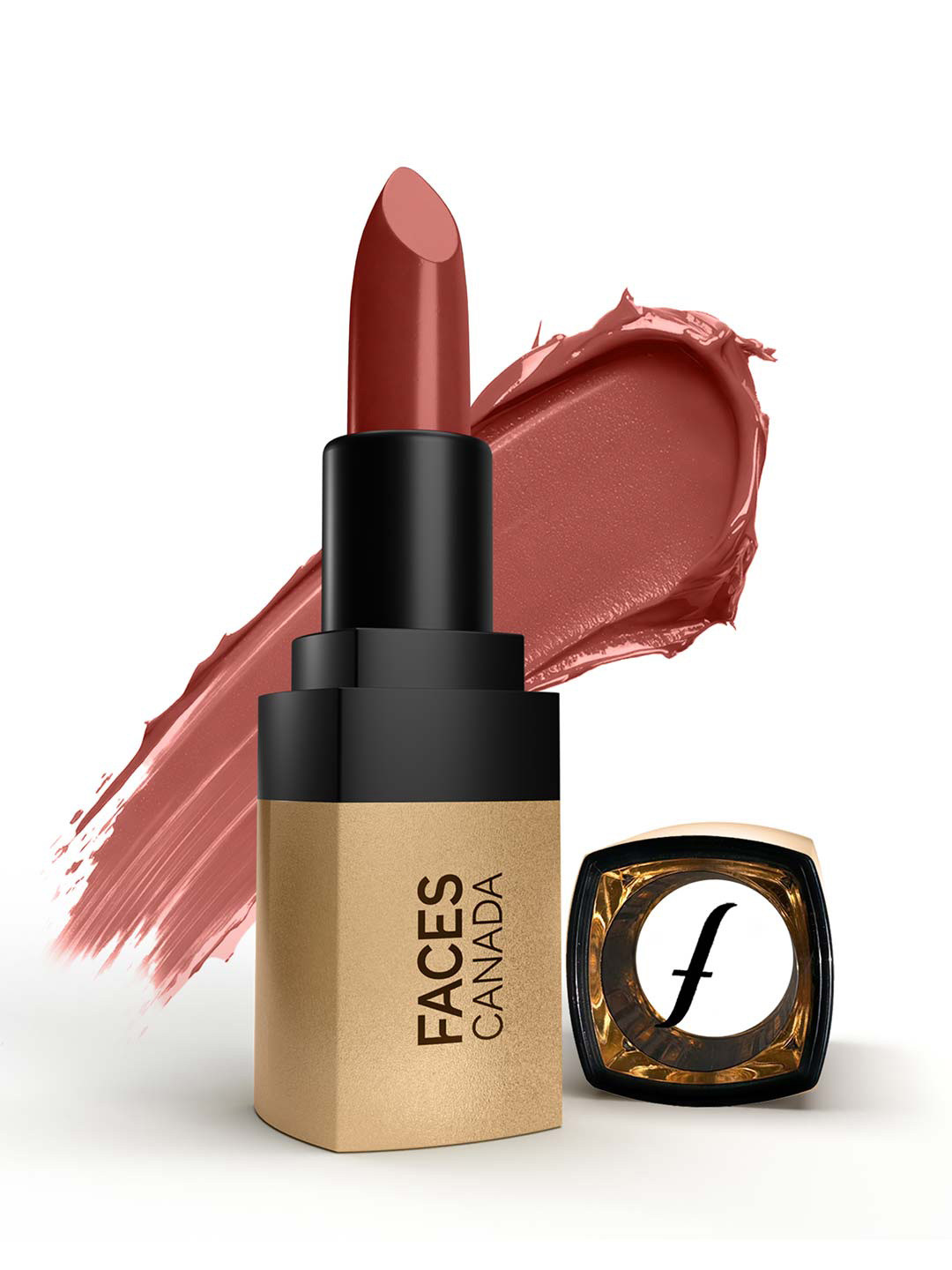 FACES CANADA Velvet Touch Matte Lipstick With Tea Tree Oil - 4.2 g- Fierce Brown 17