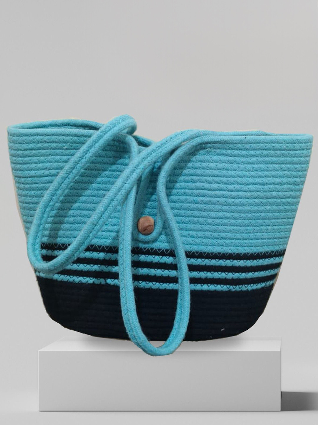 FIBRE GOLD Women Striped Shoulder Bag