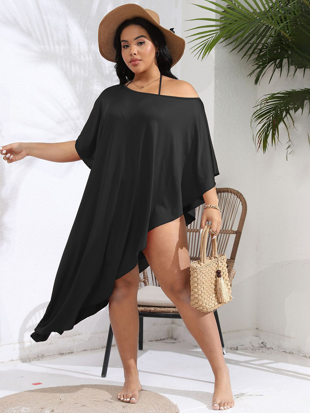 JC Mode Round Neck Cover up Top