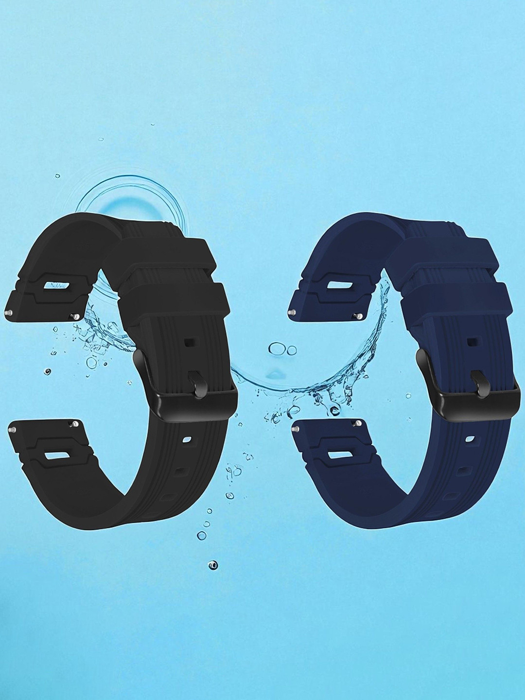 LORENZ Set Of 2 Watch Strap With Buckle Lock