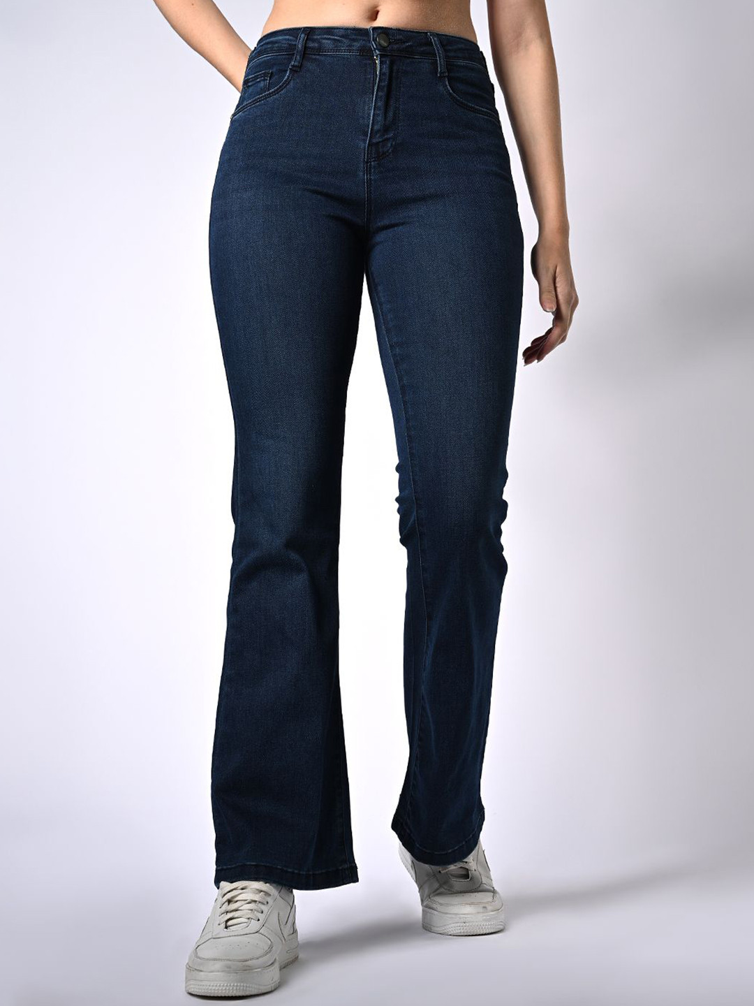 Kraus Jeans Women Bootcut Fit High-Rise Jeans