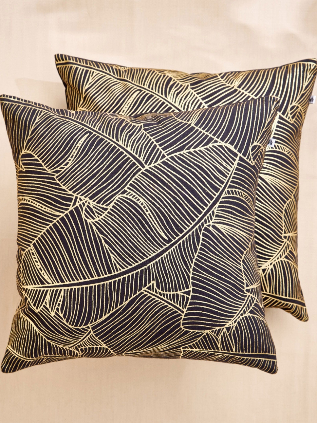 Buy Home Centre Celestial Onxy Black Gold Toned Pieces Printed