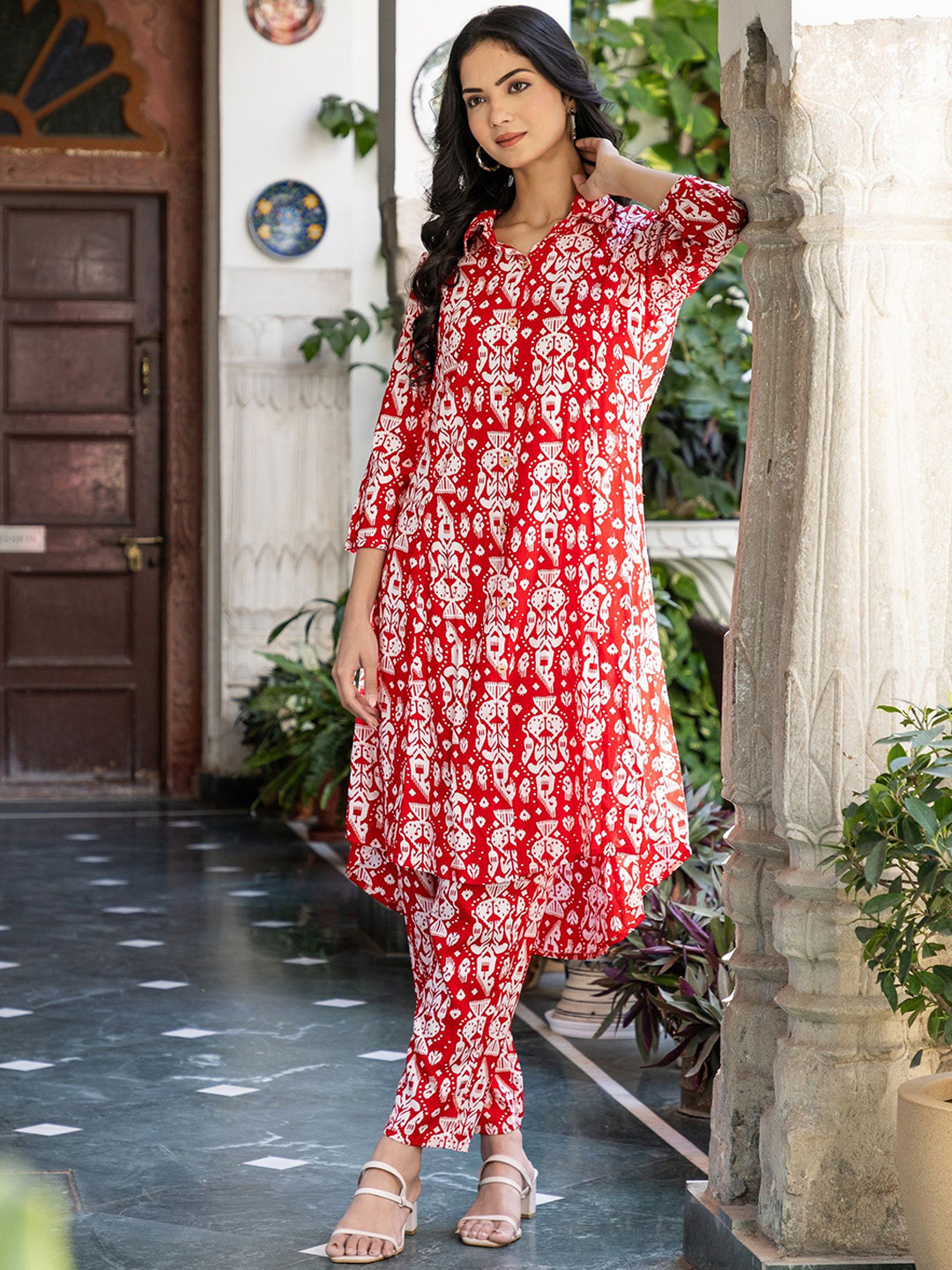 4 STOCK Printed Shirt & Trouser Co-Ord Set