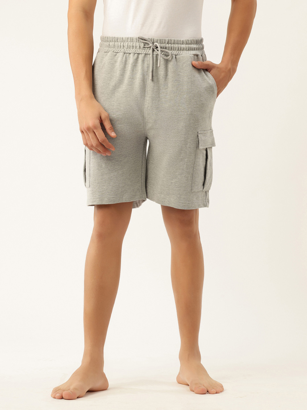 John Players 4-Pockets Pure Cotton Lounge Shorts