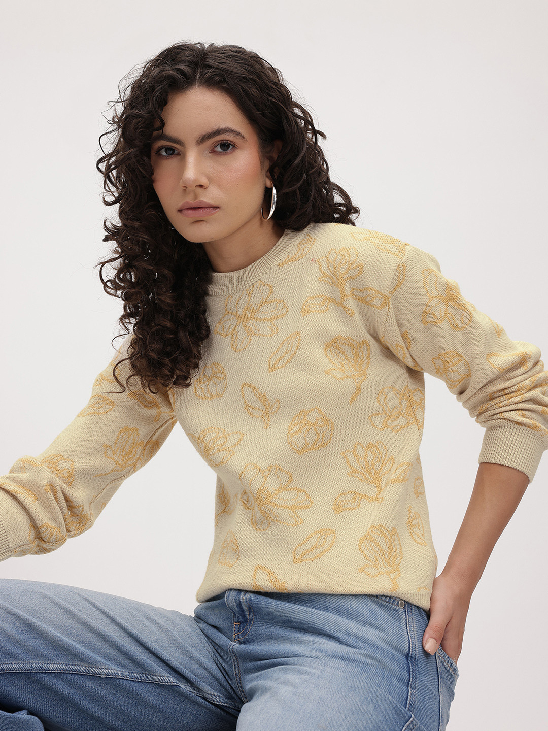 The Roadster Life Co. Floral Design Pullover