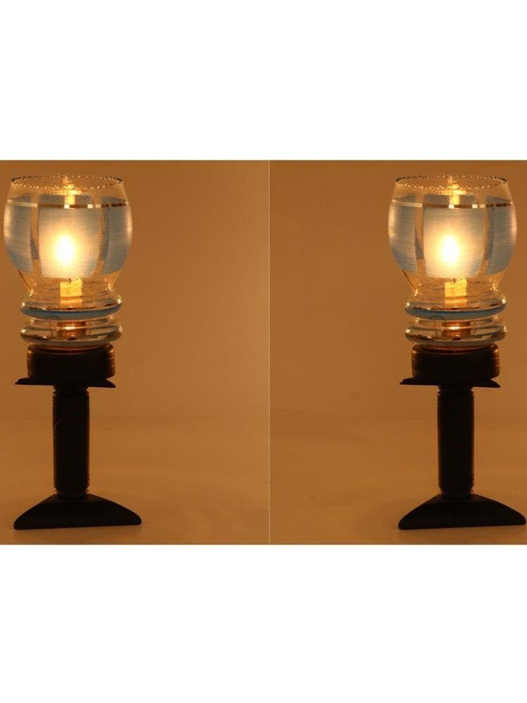 1ST TIME White Glass Cylinder Energy Efficient Table Lamps