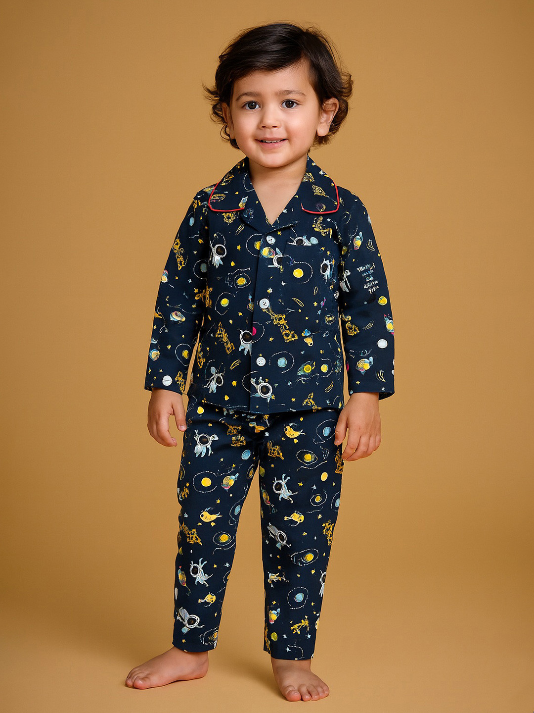 The Little Bunny Unisex Kids Printed Night Suit