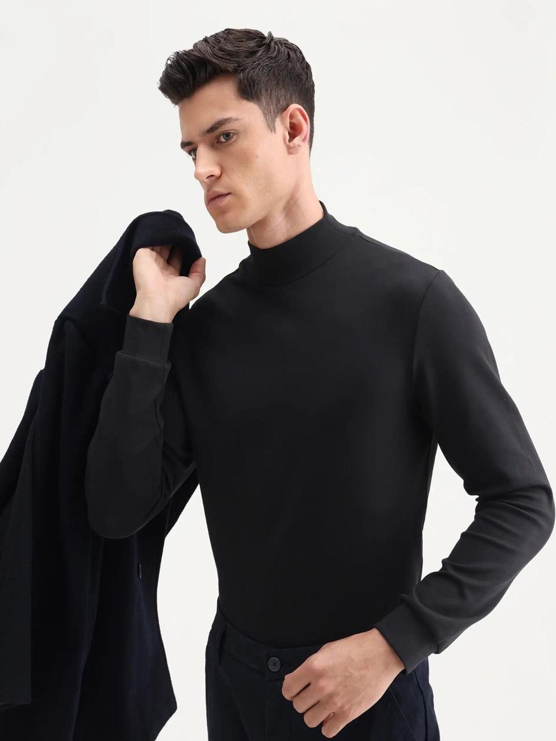 RARE RABBIT Long Sleeves Cotton T-shirt