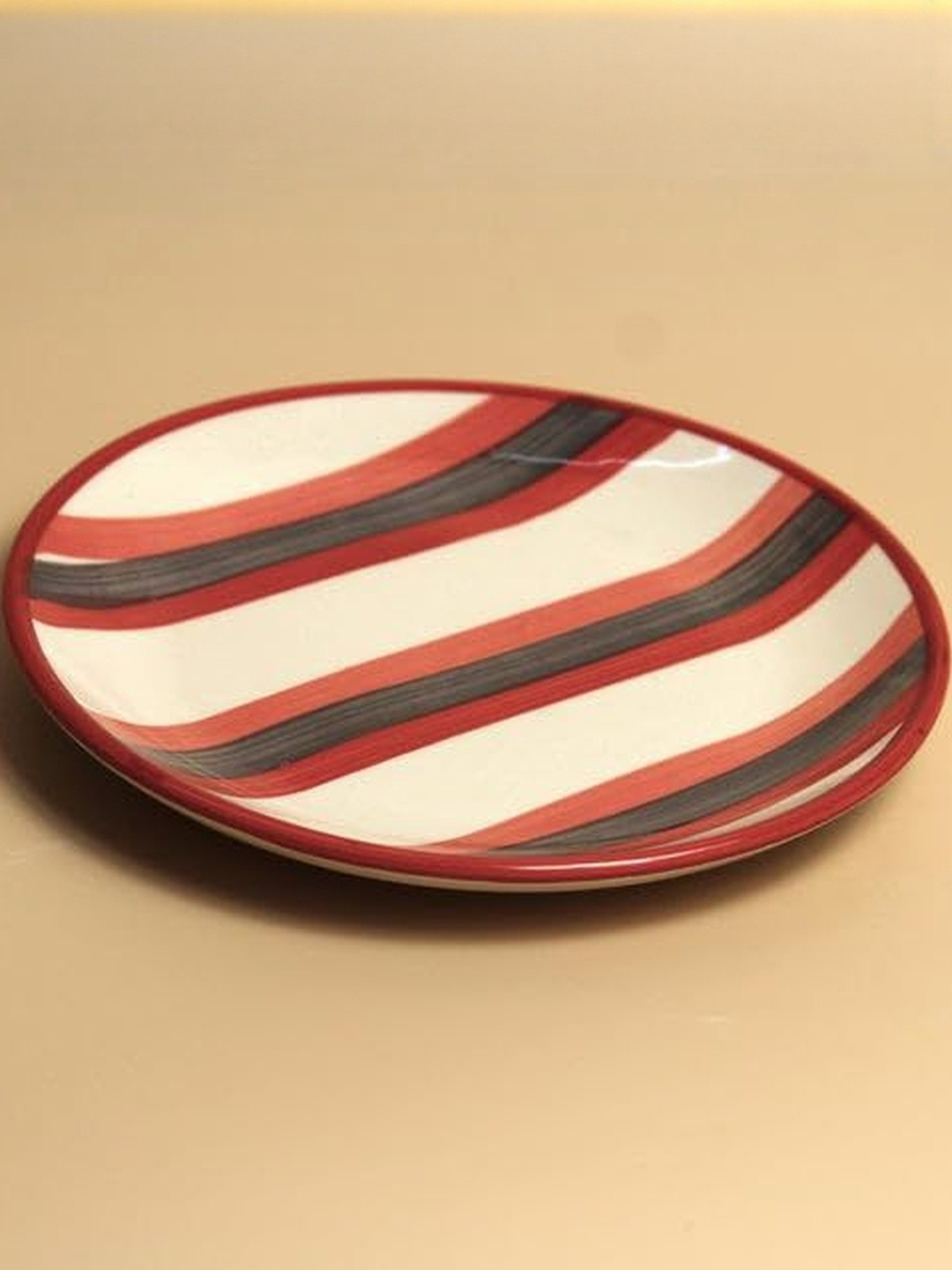 del hogar Multicoloured 2 Pieces Ceramic Plates