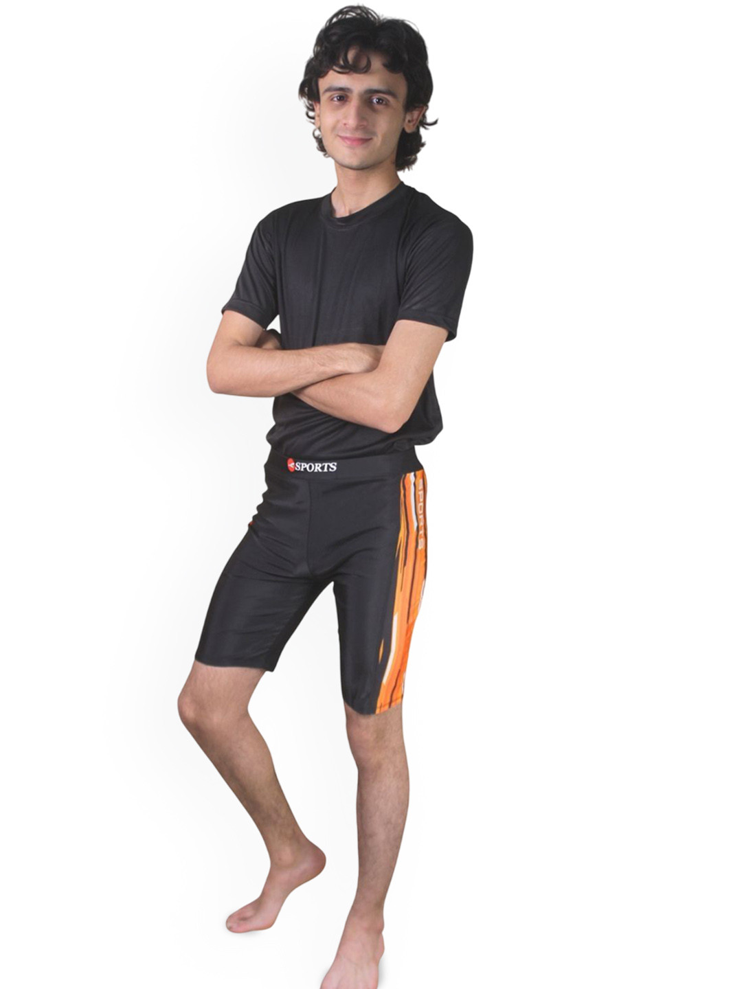 Aqua Holic Men Swimming Tshirt & Bottom