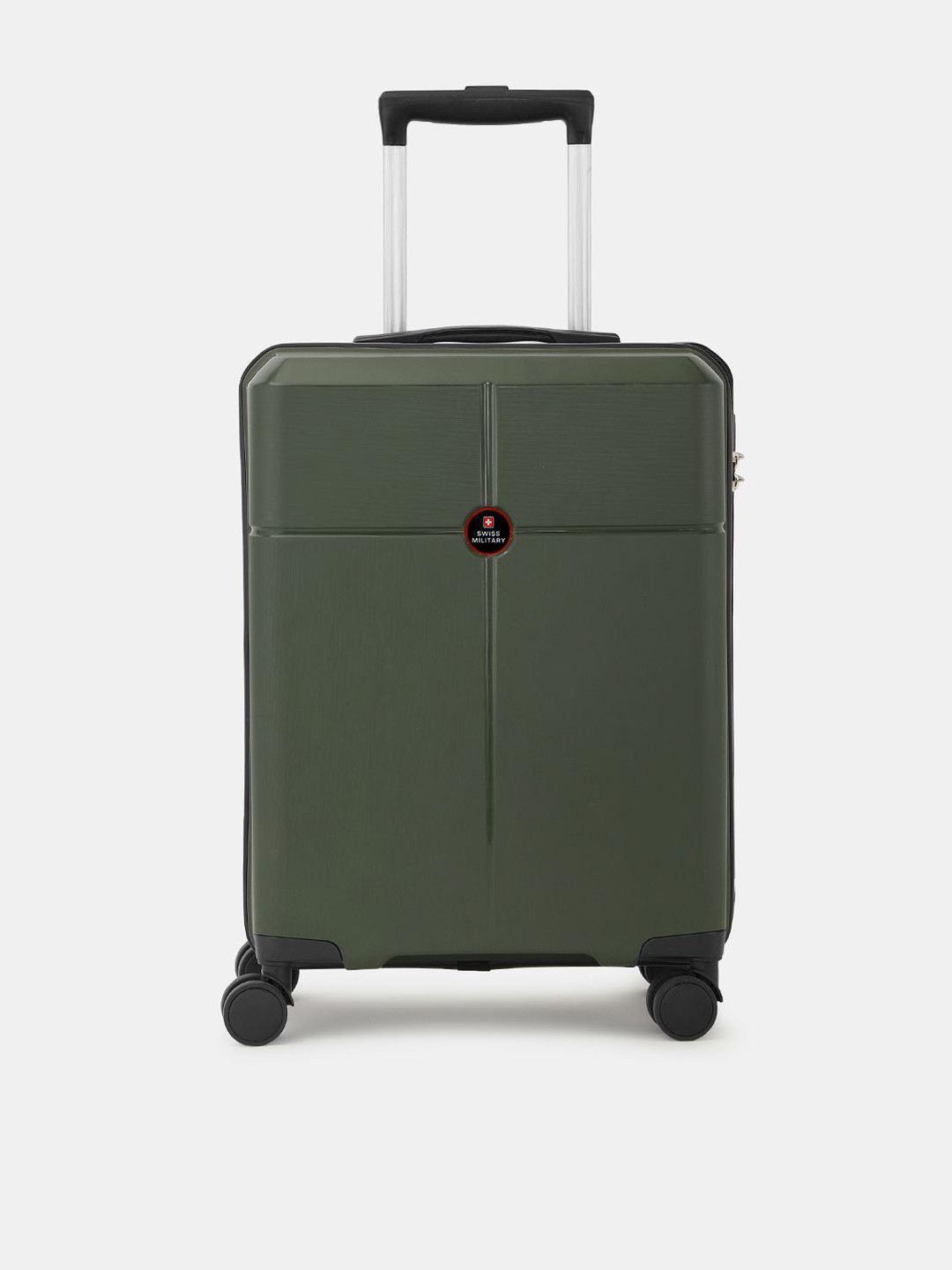 SWISS MILITARY Jazz 3-Dial Lock & 360 Rotatable Wheels Hard-Sided Cabin Trolley Bag