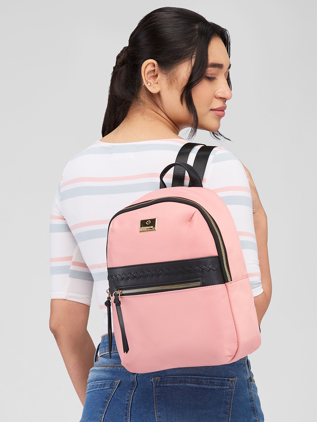 DressBerry X CAPRESE Carson Women Pink Medium Backpack