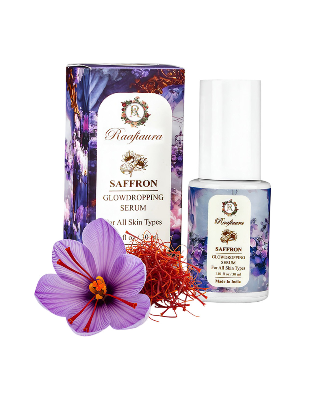 raafiaura Saffron Glow Dropping Serum With Niacinamide - 30 ml