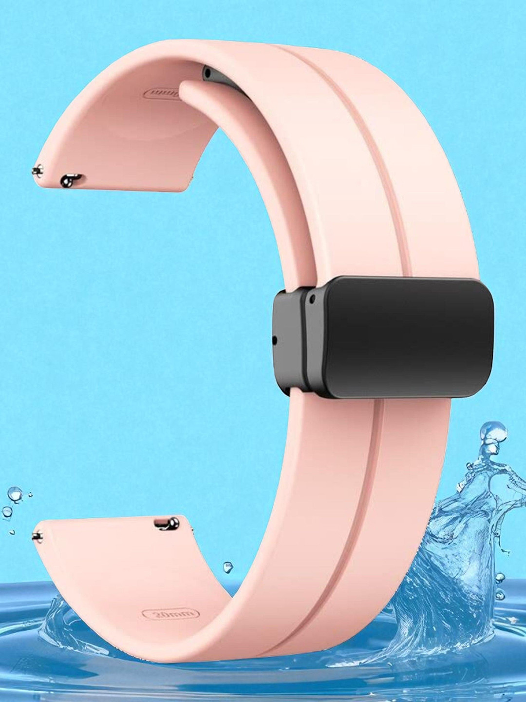 LORENZ Silicon Soft & Flexible Smartwatch Strap