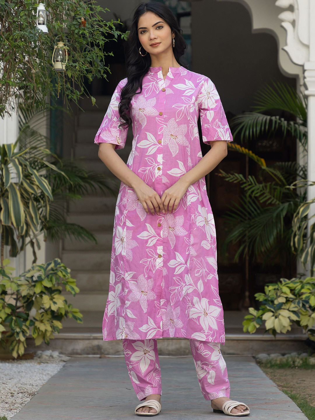 4 STOCK Printed Tunic & Trouser Co-Ord Set